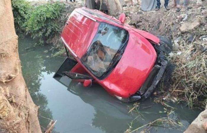 سيارة الزفاف سقطت في الترعة.. نجاة عروسين بالفيوم من الموت غرقًا في ليلة العمر