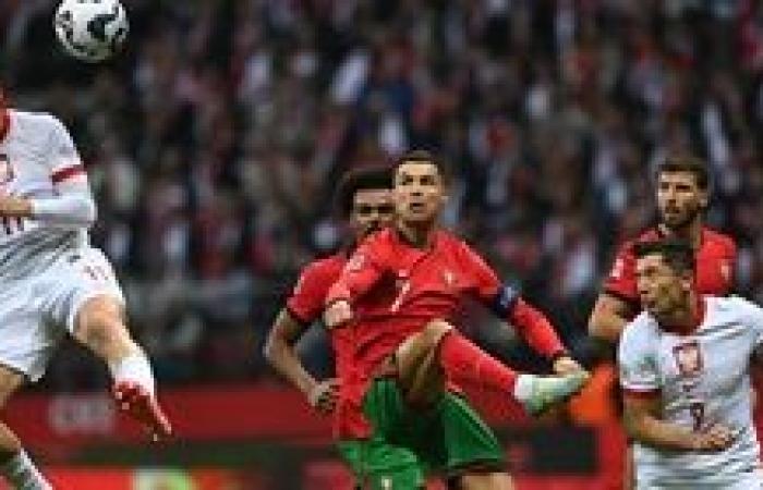 منتخب البرتغال يفوز على بولندا بثلاثية في دوري الأمم الأوروبية