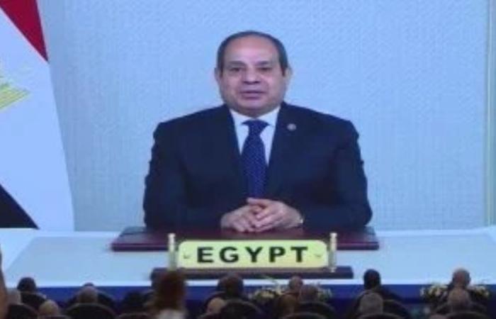 الرئيس السيسى : مصر تعزز التعاون الثنائى فى مجال المياه مع الدول الأفريقية