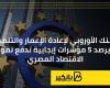 البنك الأوروبي لإعادة الإعمار والتنمية يرصد 5 مؤشرات إيجابية تدفع نمو الاقتصاد المصري