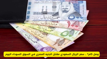 كم بلغ سعر الريال مقابل الجنيه المصري؟ أسعار اليوم الاثنين 28/10/2024 في البنوك والسوق السوداء