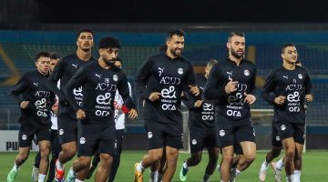 منتخب مصر يخوض تدريب باستاد الدفاع استعدادا لمباراة بتسوانا