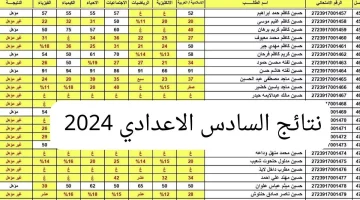 نتائج السادس الإعدادي الدور الثالث 2024.. رابط مباشر للنتائج على موقع وزارة التربية العراقية لجميع المحافظات